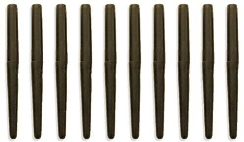 Bank Tackle Anti Tangle Sleeves 35mm Rig Making Carp Fishing Tackle Terminal Tackle (Dark Green, 100 Pack)
