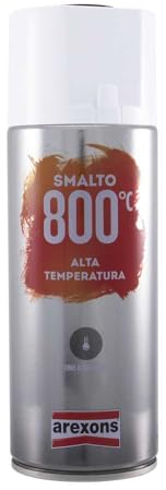 SMALTO Spray ALTA TEMPERATURA ROSSO 400ml - 600°C FINO A 800°C