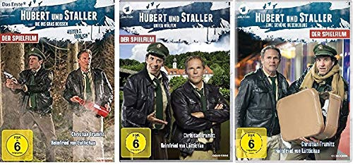 Hubert und Staller - 3 Spielfilme (die ins Gras beissen/unter Wölfen/eine schöne Bescherung) im Set - Deutsche Originalware [3 DVDs]