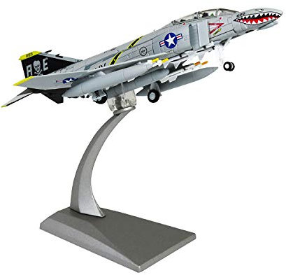 Lose Fun Park 1:100 Modello di Aereo Militare F-4C Phantom II Diescast Fighter Modello di Aereo da Caccia in Lega