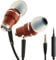 Symphonized NRG X Earphones Wired with Mic - Wood Earbuds with Microphone, Stereo In Ear Headphones for Computer, Android, PC & Laptop, Noise Isolating Ear Buds with 3.5mm Jack, Volume Control, Black