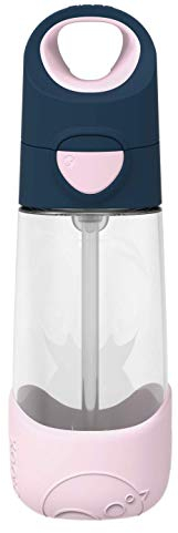 b.box TritanTM Wasser und Trinkflasche Kinder | Griffige Trinkflasche Kinder Auslaufsicher | Ideal Nach Strohhalm-Trinklernbecher | 450 ml