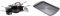 Circulon Infinite Milkpan, Saucepan and Frypan Set of 6 & Momentum - Large Oven Tray - Non Stick - PFAO Free - Dishwasher Safe - Carbon Steel - 29 x 44 x 3 cm