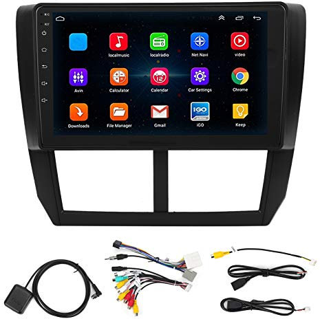 Auto GPS 9in Radio 2 + 16 GB In Dash Navigationsanweisungen Direkter Zugriff für and_roid Fit für Sub_aru Forester 2008-2012 Audio Video Player