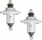 WELOVEHOME Lot de 2 Broches de Rechange pour John Deere GY21098 GY20454 GY20867 GY20962 Compatible avec D100 D140 D150 D160 LA100 LA165 X110 X120-42 122 cm