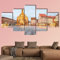 TopArt Bild auf Leinwand - Wandbild Alter Dom in Nürnberg City Leinwandbilder Leinwand Drucke Wohnzimmer Wanddekoration Kunstwerk Dekoration
