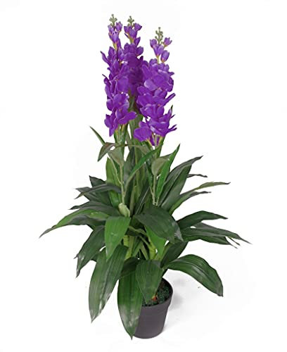 Leaf Design UK Orchidée Artificielle Lilas 100 cm