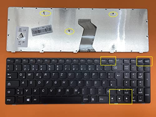 T-ProTek DEUTSCHE-Tastatur Keyboard kompatibel für Lenovo IDEUTSCHEapad G700