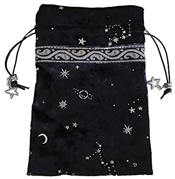 CXMRONGTAI Tarot Storage Bag Thick Velvet Card Pouches Mini Drawstring Package for Storage Tarot, Dice, Card, Jewellery