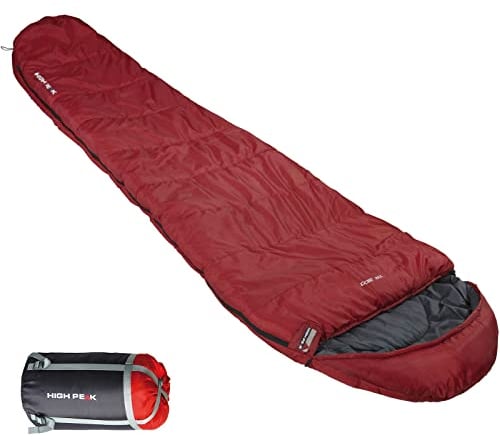 High Peak Mumien Schlafsack TR 300 Allround Trekking 4 Jahreszeiten Leicht -16°C RV Rechts