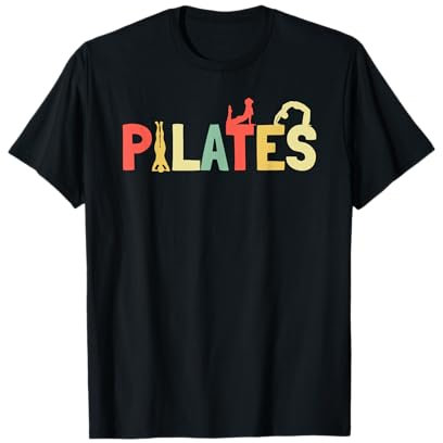 Retró Metodo Pilates - Streching Pilates Vintage Maglietta