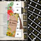 Bible Index Tabs New & Old Testament Tabs Matte Laminated Floral Design - 122 Pcs (Black- Gold Foil)