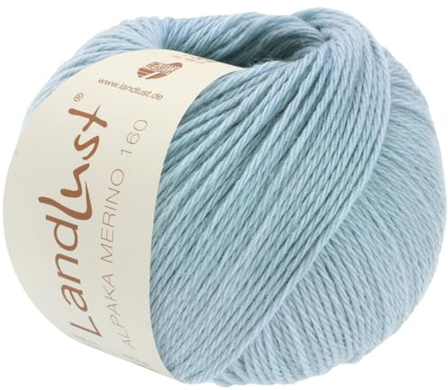 LANA GROSSA Landlust Alpaka Merino 160 | Klassisch verzwirntes Garn aus Merino & Alpaka | Handstrickgarn aus 50% Schurwolle & 50% Alpaka (Baby) | 50g Wolle zum Stricken & Häkeln | 160m Garn FB 430