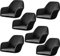 ELYSYSRL Stretch Stuhlhussen Samt mit Armlehne Stuhlbezug 1/6/2/4er Set Luxus-Samt Bürostuhl Bezug Stuhlschonbezug Sessel Esszimmerstuhlhussen Armlehnstuhl Stuhlabdeckung (Color : #4, Size : 6PCS)