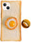 JIATAY Hülle für iPhone 11 Hülle Silikon Niedlich Kamera Objektivschutz Design Kawaii Cartoon 3D Vintage Dicke Hülle Schutzhülle mit Ständer (Fried Egg, iPhone 11)
