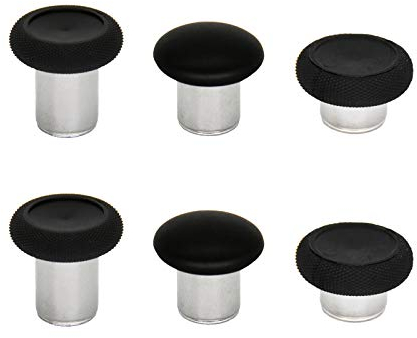Botones de metal de repuesto para mando Xbox One Elite (modelo 1698), color negro