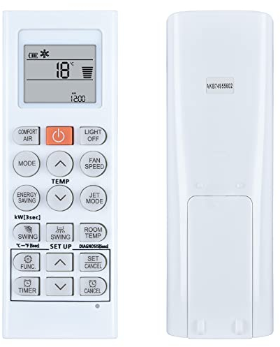 GOUYESHO Mando a distancia para aire acondicionado LG AC Air Conditioner AKB75215402 AKB74955615 AKB74955604 AKB73995805 AKB75215401 AKB74955602 AKB74955603