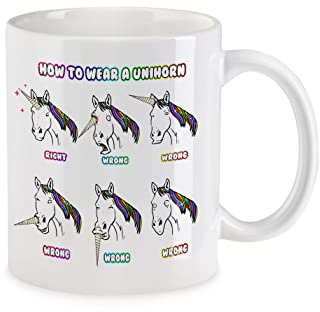 Urban Backwoods How To Wear A Unihorn II Tasse Mit Spruch Kaffeetasse