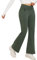 baleaf Damen Thermo Hose Yogahose Bootcut Leggings Wasserabweisend Crossover Flare Leggings Warm High Waist Tanzhosen mit Taschen Grün 2XL