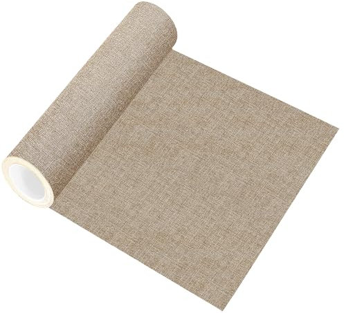 Flicken selbstklebend Stoff, Klebeflicken für Textilien Leinenstoff Reparatur Patches, 40 X 150 cm Textil Flicken selbstklebend für Sofas, Autositze, Bürostuhl, Kopfteile, Vorhang, Beige