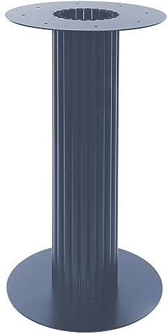 Magnetic Mobel Pied de Table Rond en métal - 40 x 72 cm - Anthracite