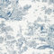 Yomshi Blue and White Wallpaper Sticky Back Plastic Plant Animal Pattern Vinyl Film Self Adhesive Wallpaper Stick and Peel Roll for Bedroom Living Room Wall Furniture 41×10M