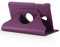 360 Rotating Leather Case Cover For Samsung Galaxy Tab A (2017) 8 SM-T385 T380 (Purple)