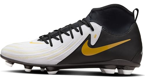 Nike Herren Phantom Luna Ii Club Fg/Mg Fußballschuhe, White/Black-MTLC Gold Coin, 43 EU