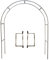 BZCKBZ Gartenbogen Aus Edelstahl Rosenbogen Aus Metall Rankgitter Rosenhilfe, Metall Torbogen - Garten Decoration Und Verzierung Kletterer - Wetterfest (Size : 1.5 * 2.4m(4.9 * 7.9ft))
