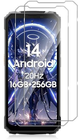 Funrae Schutzfolie kompatibel mit Blackview BV8100 für Panzerglas, [2 Stück] 9H Härte Displayschutzfolie, 0.33mm Ultra-Klar Folie, Anti-Kratzen Schutzglas, Anti-Bläschen Folie - Transparent