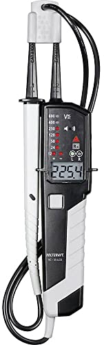 VOLTCRAFT VC-55 LCD Zweipoliger Spannungsprüfer kalibriert (ISO) CAT III 1000 V, CAT IV 600 V Akustik, LCD, LED