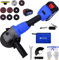 21V Cordless Angle Grinder 115mm (Including 6.0Ah Battery and Charger) - Brushless Variable Speed 10000RPM - Spindle Lock - 2 Position Side Handle - Ideal Choice for Welders and Electricians