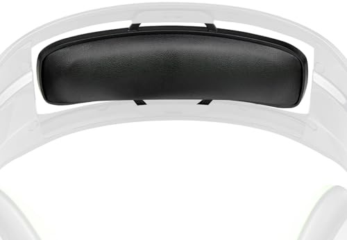 SOULWIT Replacement Headband Pad Kit for Razer ManO'War, Man O' War 7.1, Man O' War Tournament Edition Gaming Headset, Easy DIY Installation - Black