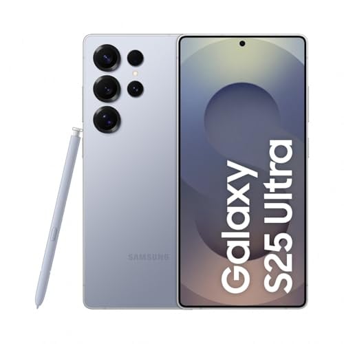 Samsung Galaxy S25 Ultra AI Smartphone mit Galaxy AI, Ohne Vertrag, Handy mit Android, 12 GB RAM, 1 TB Speicher, 200-MP-Kamera, Titanium Silverblue, 3 Jahre Herstellergarantie