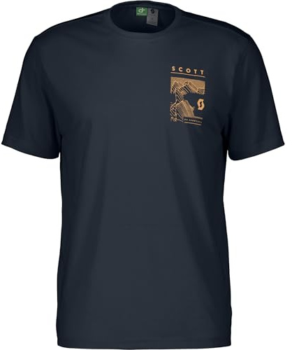 SCOTT Defined DRI Outdoor/Sport Shirt kurz Dark blau 2025: Größe: XL (54/56)