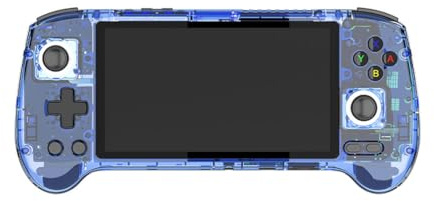 WANENGEDIY RG556 Console de jeu portable rétro Android de 5,48 pouces, console de jeu rétro portable, aucun jeu sur carte, bleu
