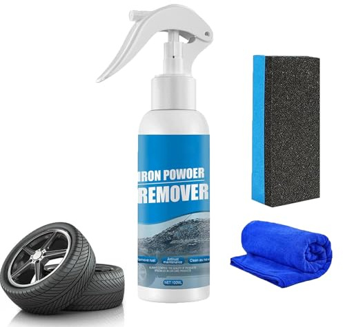 Car Rust Removal Spray, 2025 New Iron Powder Remover Car Rust Removal Spray, Instant Remover Cleaner, Multifunctional Paint Cleaner (1)
