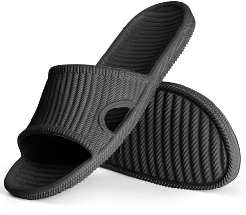 Aomig Claquettes Homme Femme, Sandales de Piscine et Plage AntidéRapante, Pantoufles de Douche Confortables et Léger, Chaussons Sandales d'été à Séchage Rapide, Tongs pour Maison, Salle de Bain, EVA
