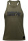 Gorilla Wear Classic Fitness Tank Top - Armeegrün - Bodybuilding Sport Freizeit mit Logo Aufdruck leicht und bequem für optimale Bewegung aus Baumwolle, XXL