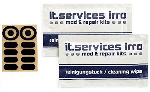 2X Sets Glides/Mausgleiter passend für Logitech G304, G305, inkl. 2 Reinigungspads