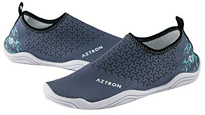 AZTRON Gemini-II Aqua Shoes Badeschuhe Surfschuhe Wasserschuhe Neoprenschuhe Neopren Grey