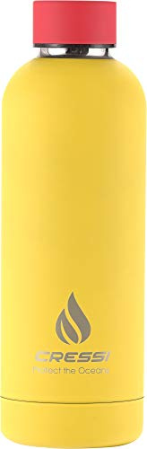 Cressi Rubber Coated Thermal Flask 500 ml - Sports Thermal Bottle, Rubber Covered
