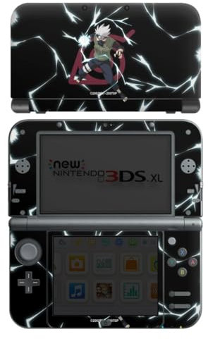 DeinDesign Autocollant Compatible avec Nintendo New 3DS XL Sticker Film Autocollant Kakashi Naruto Shippuden Produit sous Licence Officielle