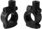 Evermotor 2 Stücke 22mm(7/8 ) Universal Lenker Rückspiegelhalterung 8mm Motorrad Lenkerhalterung Spiegel Adapter Halterung Halter (Schwarz)