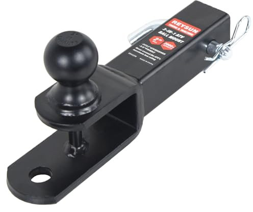 REYSUN 864209 3-in-1 ATV/UTV-Anhängerkupplung mit 5,1 cm Anhängerkugel, passend für 5,1 cm Anhängerkupplungsempfänger