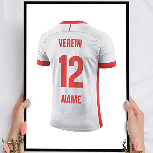 Elbeffekt Holzbild Leipzig - personalisierbar zum Hinstellen/Aufhängen optional beleuchtet, Fan Geschenk mit Spruch auf Holz - Aufsteller Dekoration - persönliches Geschenk