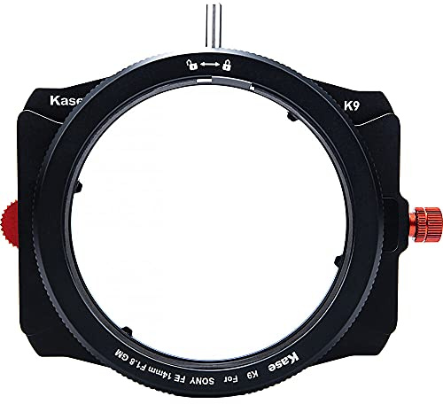 Kase K9 100 mm Filterhalter-Set, kompatibel mit Sony FE 14 mm F1.8 GM Objektiv