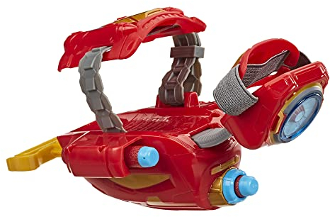 Nerf Power Moves Marvel Avengers Iron Man Repulsor Blast Gauntlet Dart-Launching Toy, Roleplay, Toys for Kids Ages 5 and Up (Amazon Exclusive)