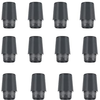 HNMFIT Golf Custom Solid Black Ferrules Compatible with Ping Iron 0.355'' 0.370'' Available 12pcs/Package (0.370'')