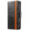 Wuzixi Hülle für Sharp Aquos R6. [Kartenfach] PU Leder Flip Wallet, mit Standfunktion, Schutzhülle handyhüllen für Sharp Aquos R6.(Schwarz)